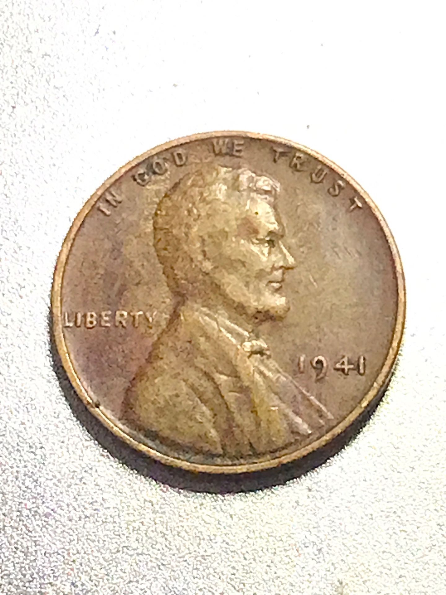 1941 Lincoln wheat Penny