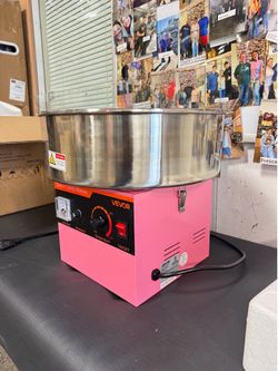Vector cotton candy machine
