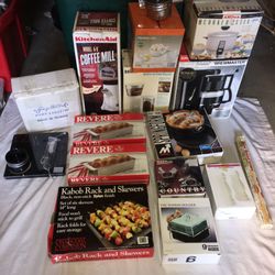 Lot NEW Vintage Good Quality HOUSEHOLd APPLIANCE KITCHEN AId •• ESTATE Collection ••