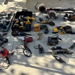 Lot/Bundle Of Over 20 Power Tools Plus More
