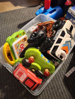 Toddler toys and books