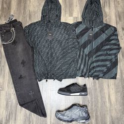 Fendi Jacket, Chrome Heart Jeans, Fendi Shoes, or Balenciaga Sneakers Brand New with box