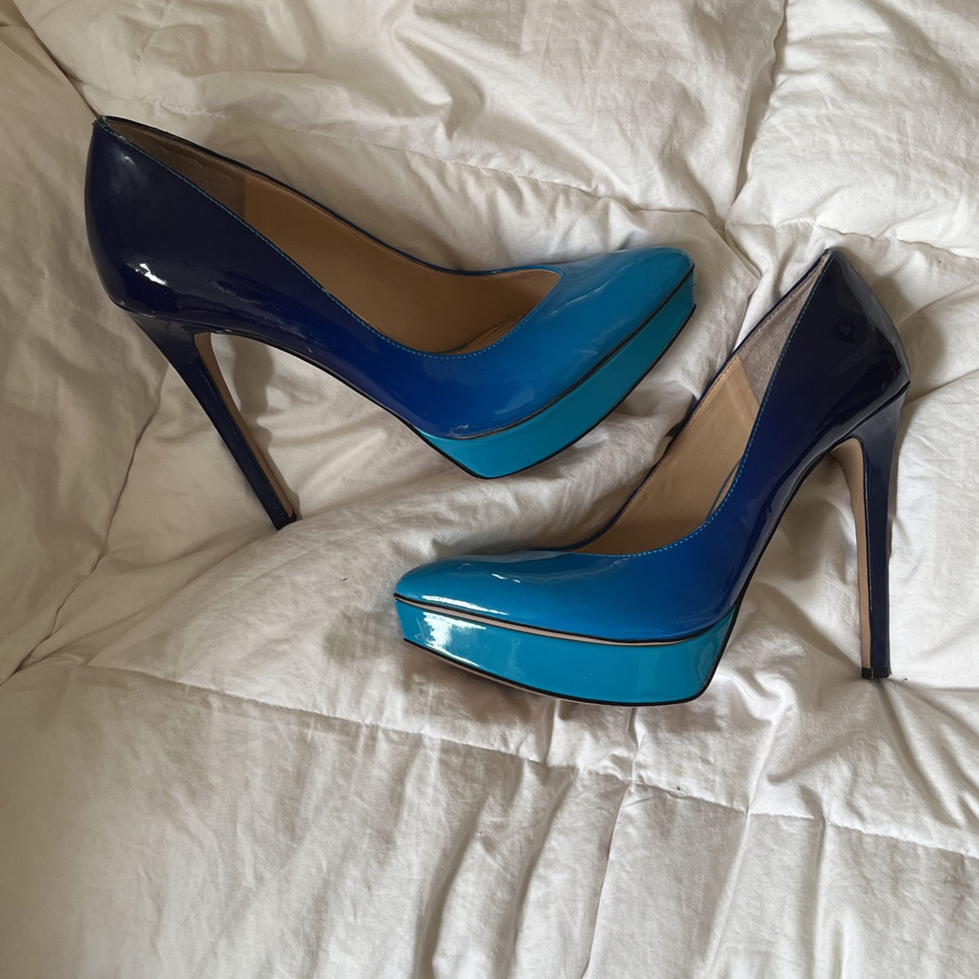 Size 7 Jessica Simpson Blue High Heels