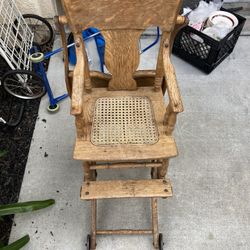 Antique High Chair/Stroller