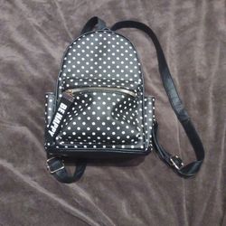 Polka Backpack Purse