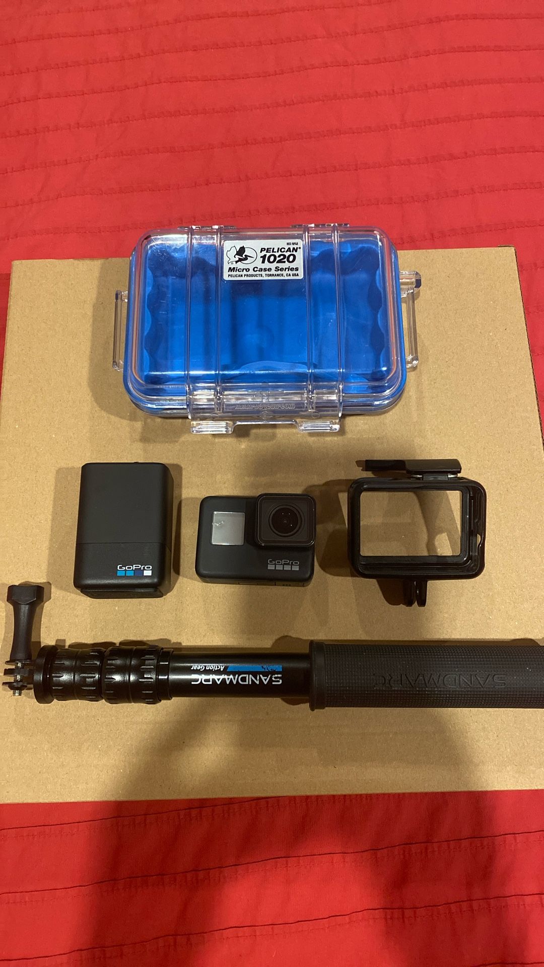 GoPro Hero 7 Black With Extra batteries And Action Pole