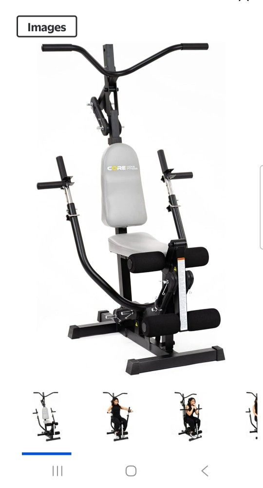 CORE HOME FITNESS MB1000 Full Body Workout Machine - Multi-Functional Home Gym, Multi-Purpose Workout System.