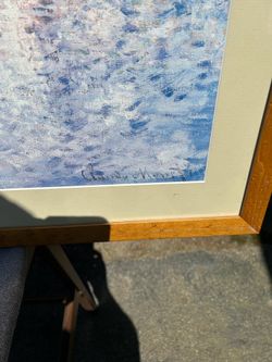 Framed Monet Print