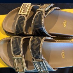 Fendi Baguette Women’s Slides 38 1/2