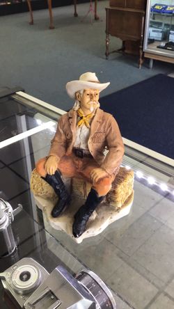 Vintage 1988 Castagna Will West Figurine Buffalo Ball Cody