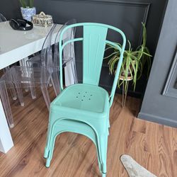 PPU - Metal Chairs (set of two) - Blue
