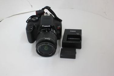 Canon EOS Rebel T6 18MP Digital SLR Camera W/ 18-55mm Lens + Battery + Charger