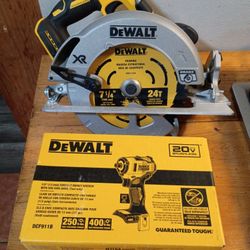 DeWalt Circular Saw & Impact wrench 
