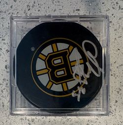 Anton Khudobin signed puck