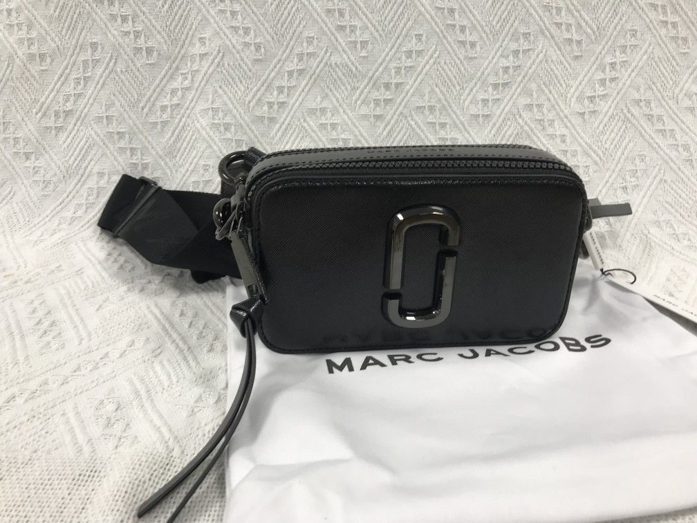 Marc Jacobs Colorblock Snapshot Crossbody bag Black