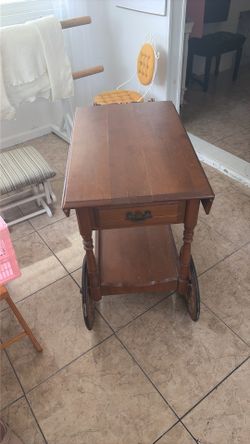 Bar cart desk storage furniture