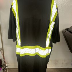 Tingley Job Site™ Black High-Visibility Reflective Polyester Shirt CLASS 1 3XL