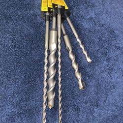 DEWALT Rotary Hammer Drill Bit Set SDS Plus Silver 5pcs