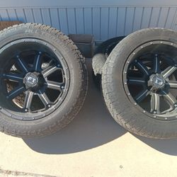 Fuel Wheels Maverick Matte Black Milled 6-Lug Wheel; 20x10