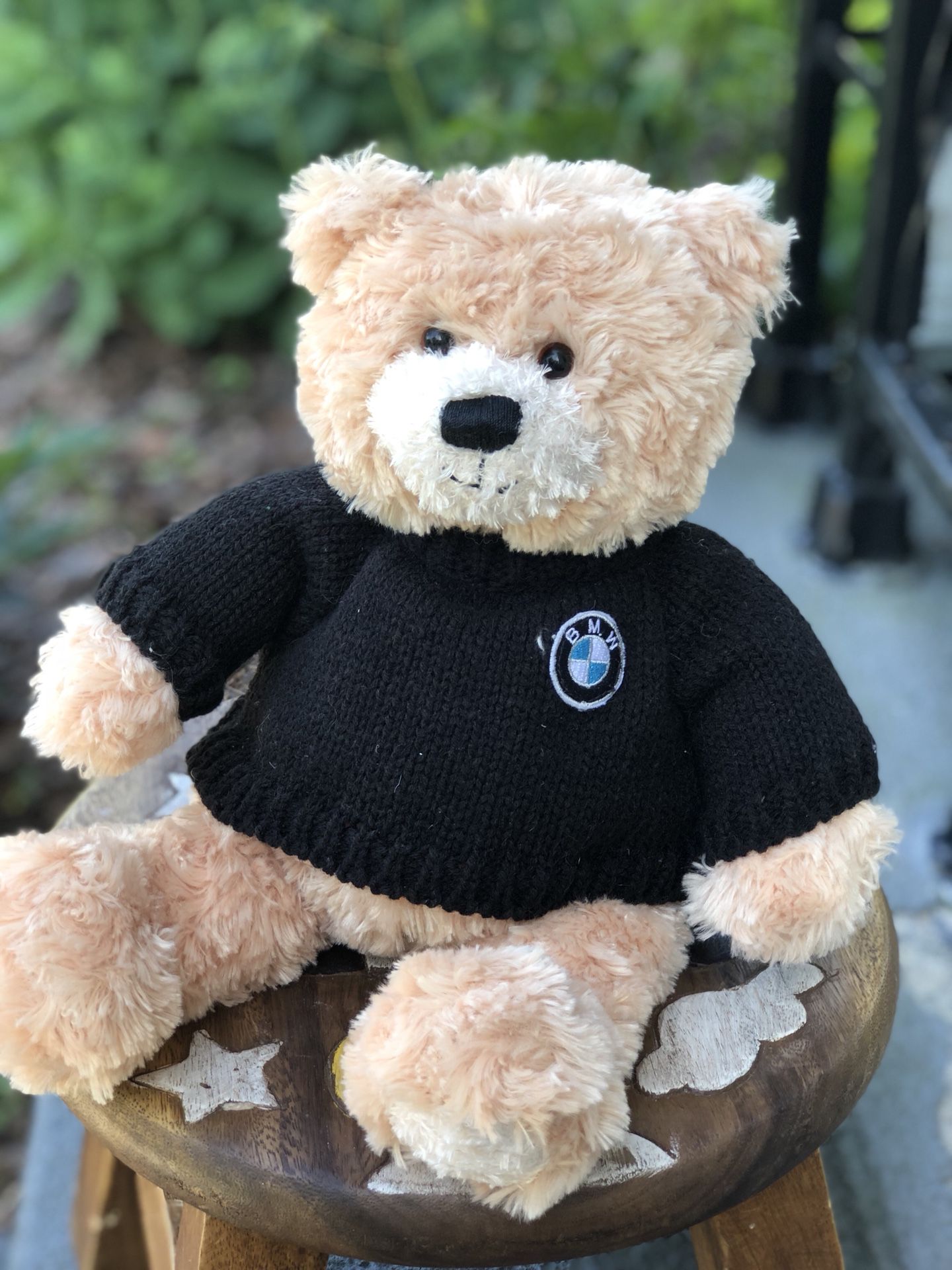 BMW bear teddy plush sweater