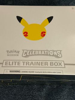 Pokemon Celebrations 25th Anniversary Elite Trainer Box ETB Factory Sealed New