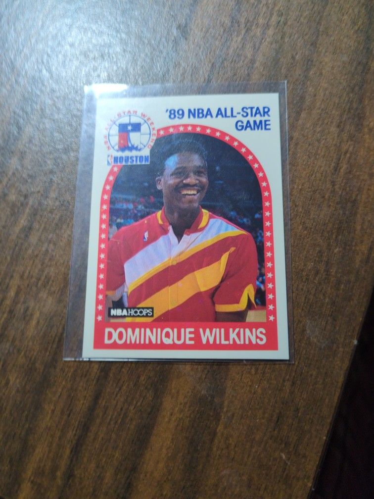 DOMINIQUE WILKINS BASKETBALL CARD.