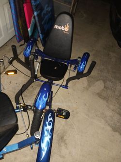 GOT 2 NEW MOBO TRITAN 3 WHEELER TRICYCLES 1 ADULT SZ 1 TEENS KIDS SZ PAID 1100 BOTH SELL 120 FIRM BOTH THERE NEW....