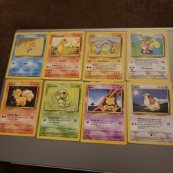Pokemon Base Set Non-holo Cards