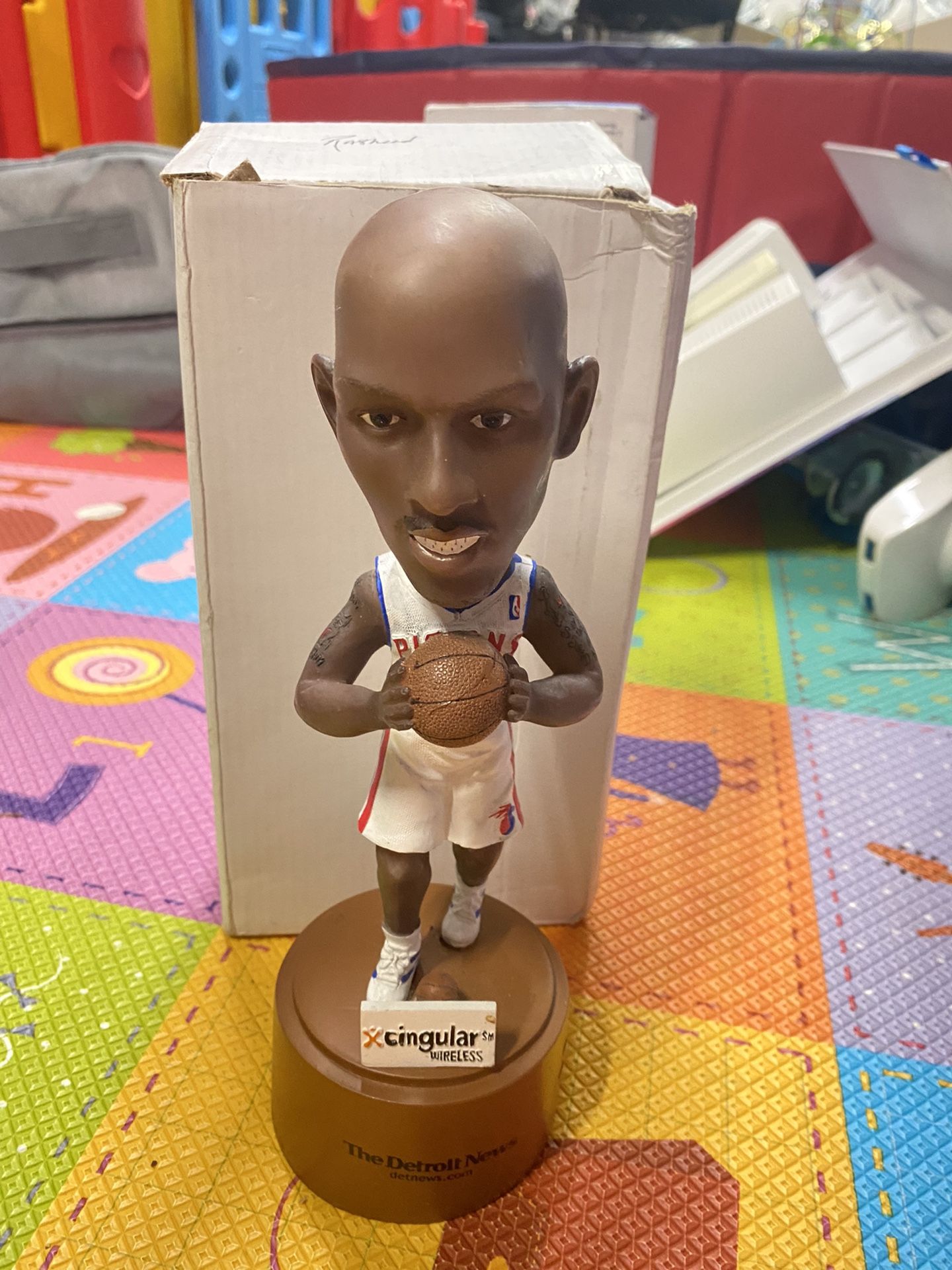 Detroit Pistons Chauncey Billups Bobble Head 9 inches High