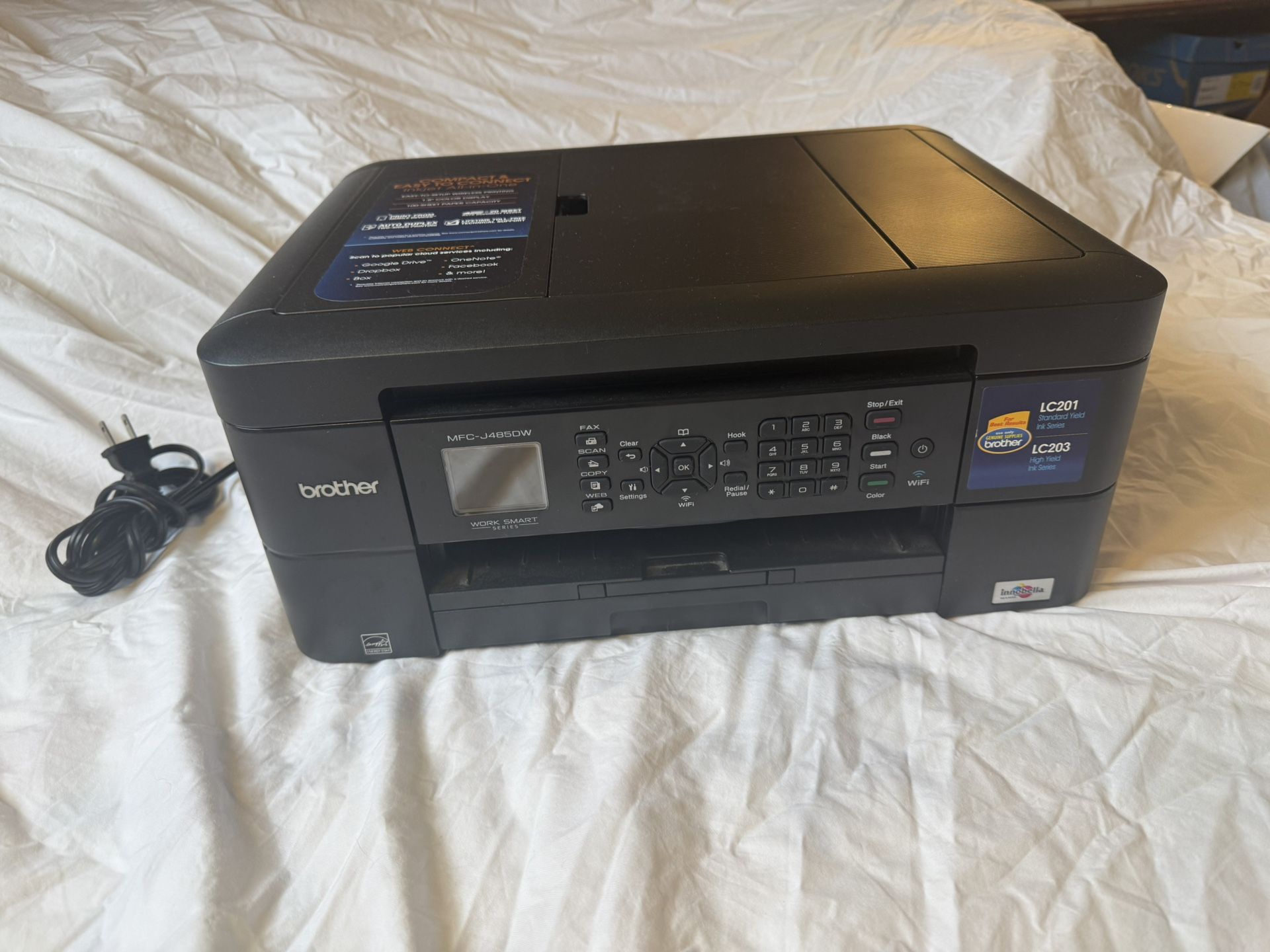 Brother MFC-J485DW All-in-One Inkjet Printer, Scanner, Fax Wireless