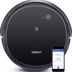 ECOVACS DEEBOT 500 Robot Vacuum Cleaner with Max Power Suction, Up to 110 min Runtime, Hard Floors and Carpets, Pet Hair, App Controls, Self-Charging,