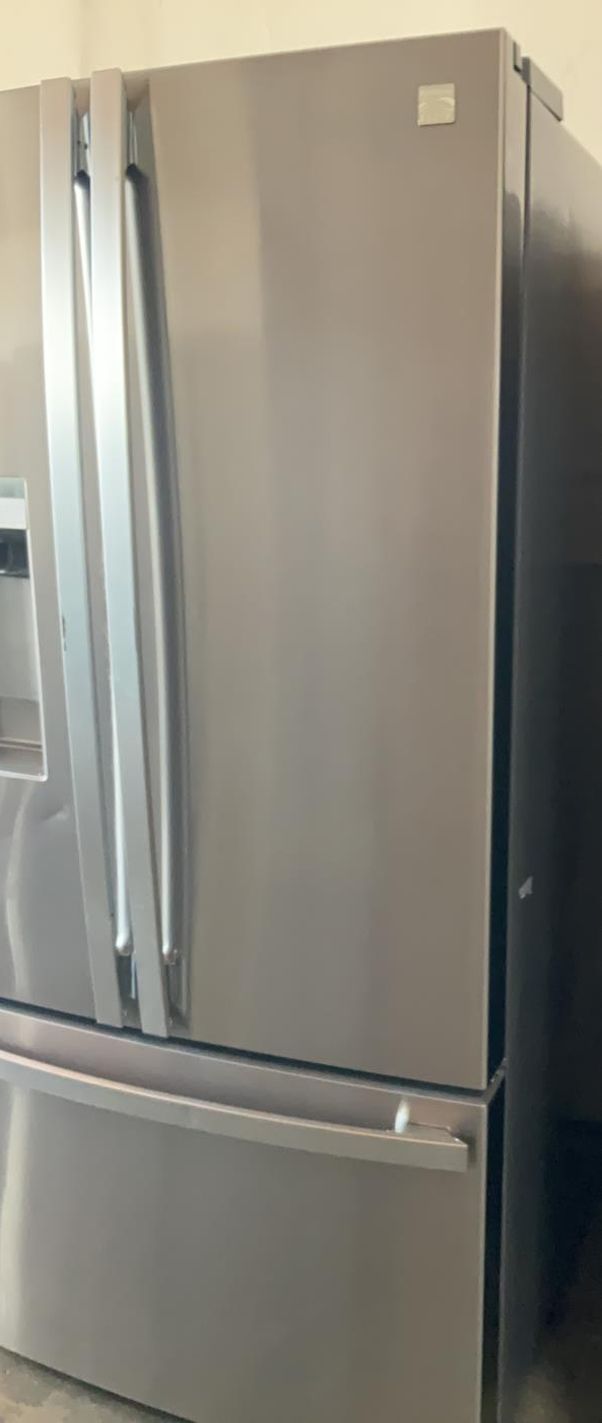 Kenmore 3-Door Stainless Steel Fridge