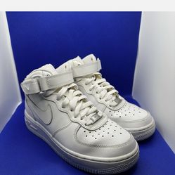 Size 8 - Nike Air Force 1 '07 High Triple White