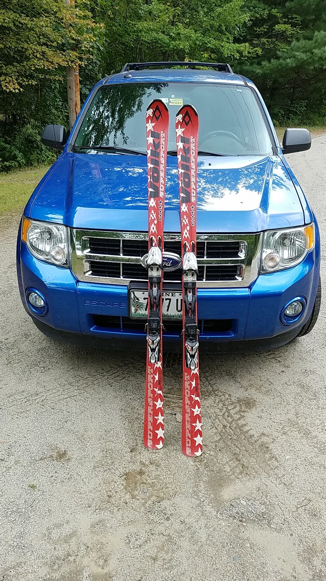 Volkl 5 Star skis with Marker bindings