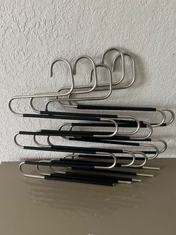 Multi-Layer Metal Pants Hangers Set