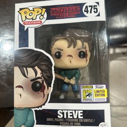 Funko Pop! Stranger Things Steve #475 SDCC 2017 Exclusive