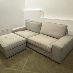 IKEA Kivik Couch With Ottoman