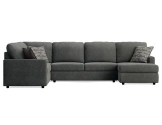 Edenfield 3-Piece Sectional with Chaise - Charcoal