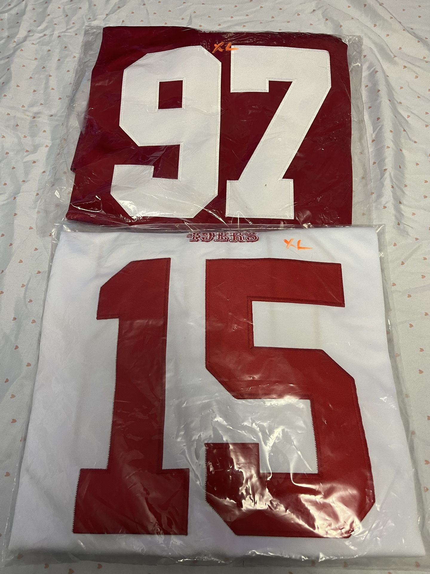 49ers Adult XL size Bosa ////Jennings