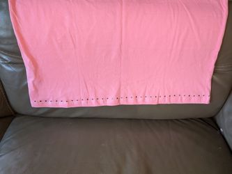Brand new Revel pink shirt. what diamond studs?