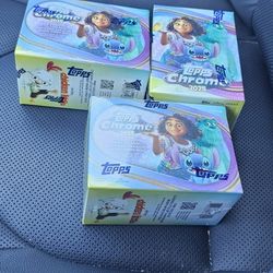 Disney Topps Crome Blaster Box