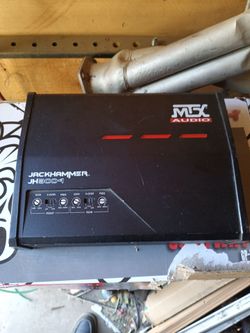 MTX audio jackhammer amp