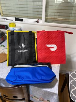 Three insulated bags