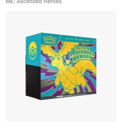 Ascended Heroes Etb - Plastic Has Tiny Rip