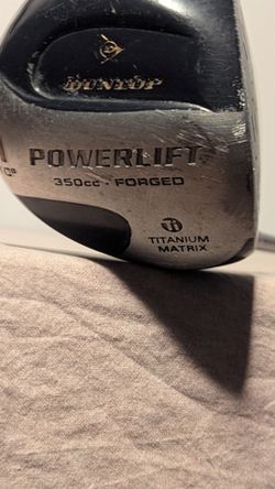 Dunlop PowerLift 350cc Titanium 10° 1-Wood Driver Graphite Low Torque