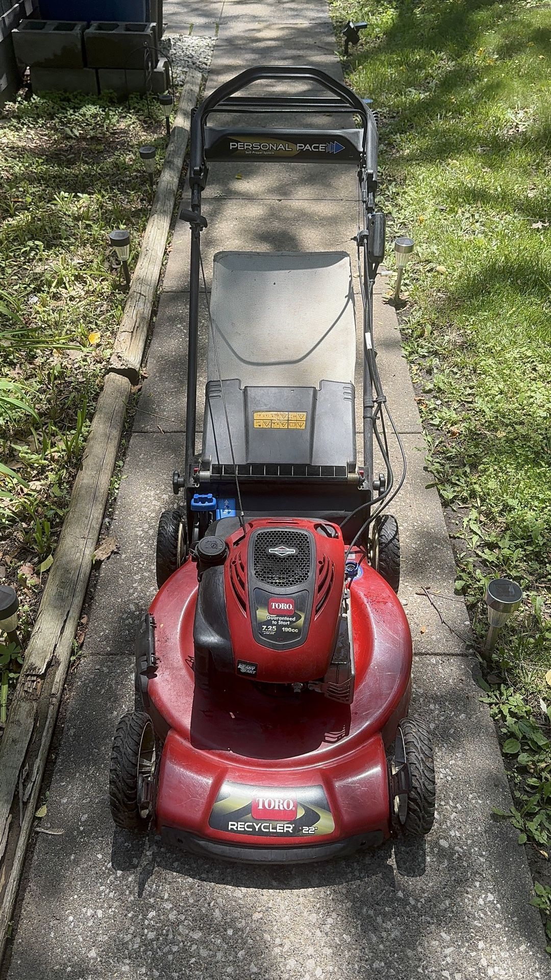 Toro Recycler 22” Lawn Mower – 190cc Briggs Engine – Personal Pace – Runs Great!