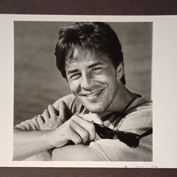 Don Johnson Miami Vice TV Show Movie Actor Portrait 8x10 Glossy Black and White Vintage Photo Picture Collectible