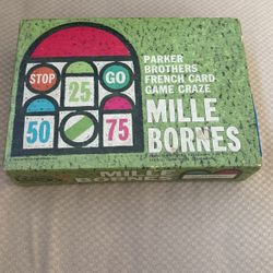 Vintage Mille Bornes Card Game