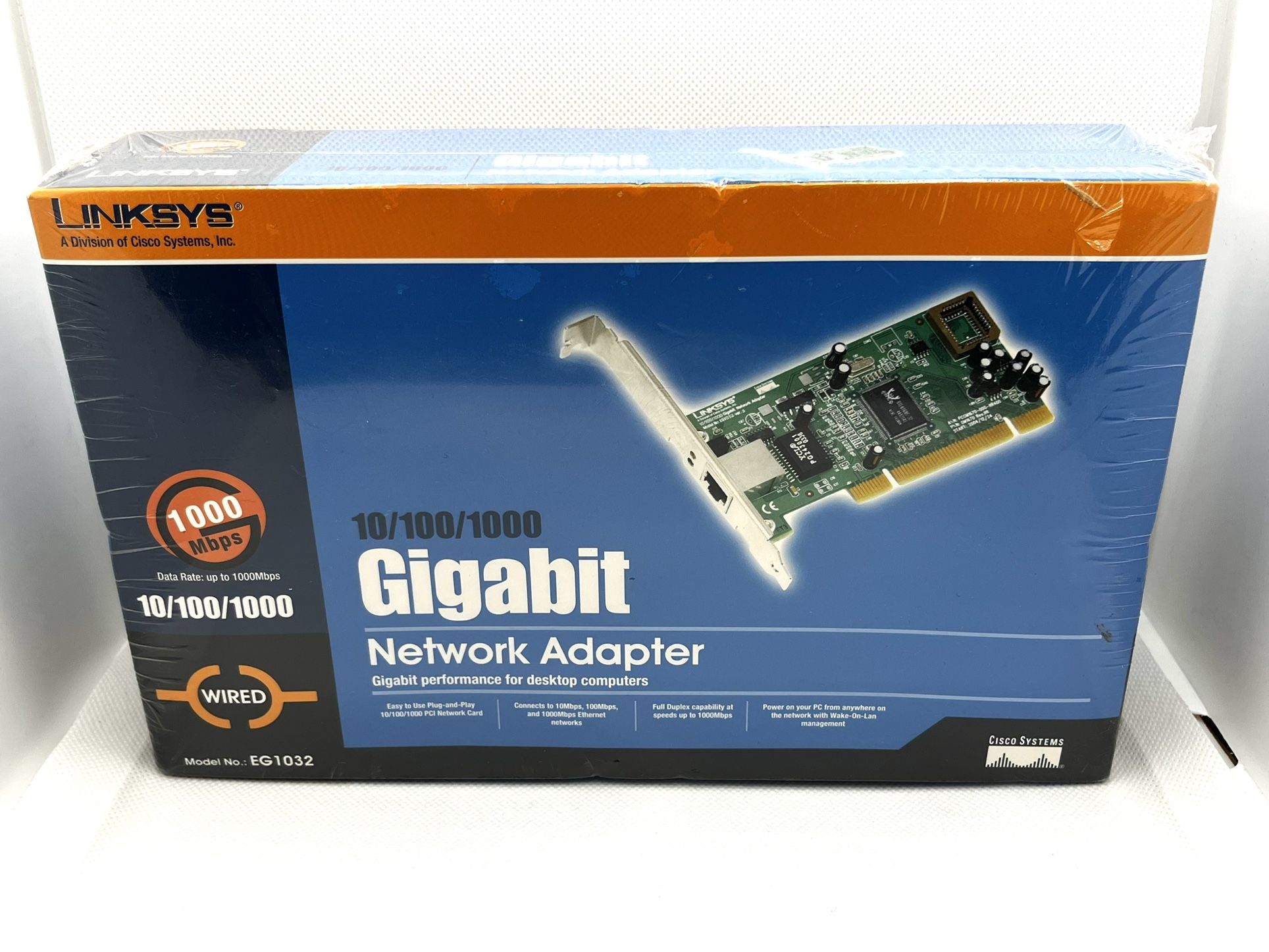 Linksys EG1032 Gigabit PCI Network Adapter 10/100/1000 NEW SEALED