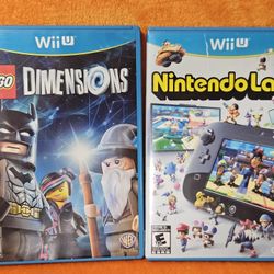Wii U Game Bundle: Nintendo Land & Lego Dimensions w/ Poster